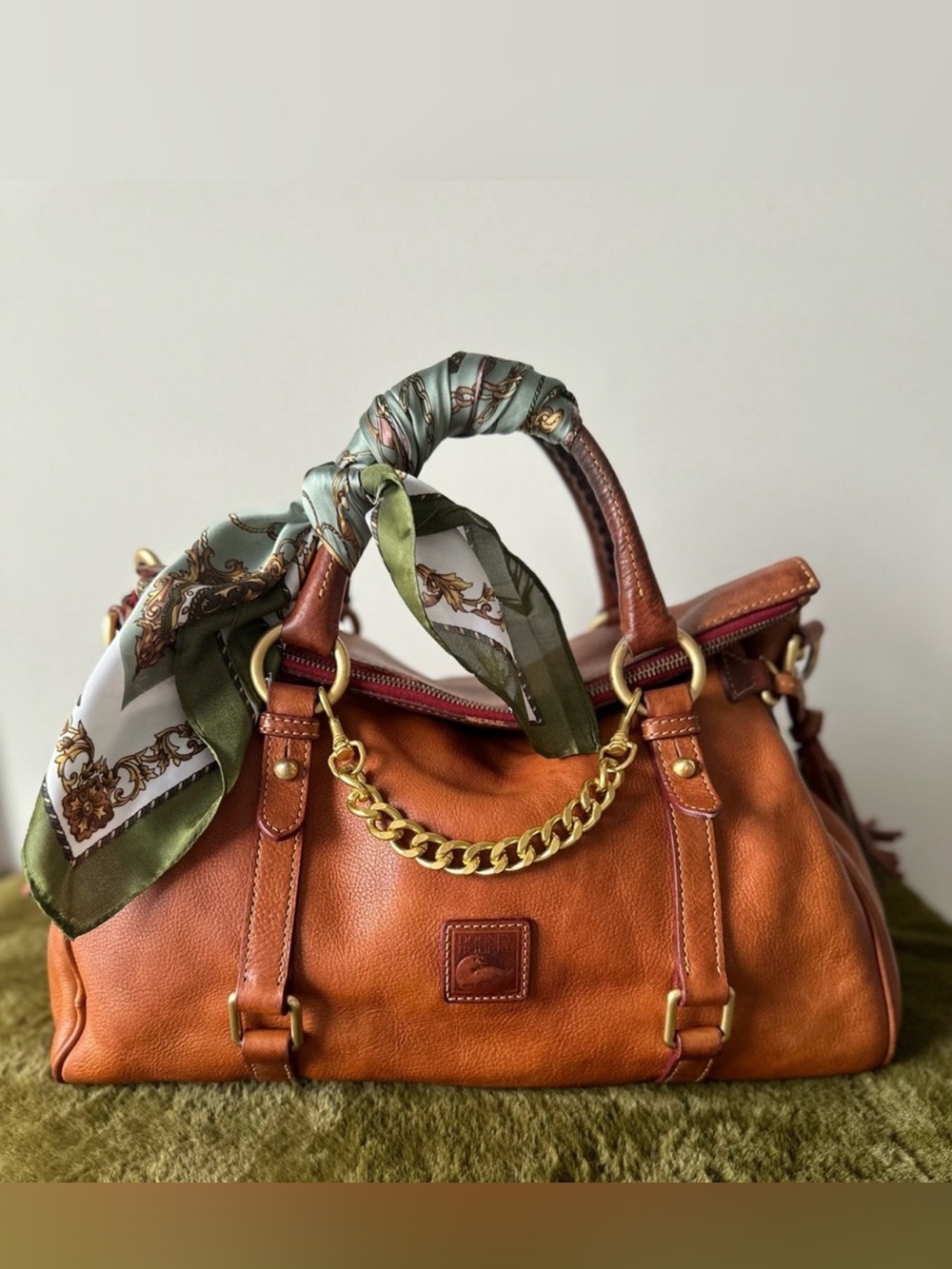 Dooney & Bourke Large Vintage Florentine Satchel - Picture 6 of 10